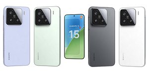Xiaomi 15 All Colors Low Poly 3D model