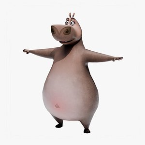 Gloria - Madagascar 3D model