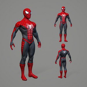 3D pbr spiderman