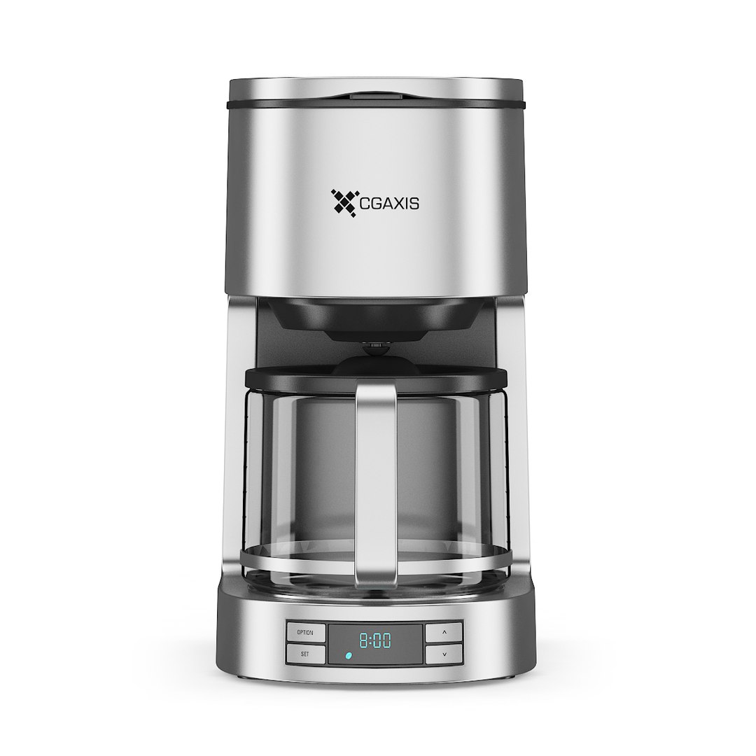 Brushed Metal Drip Coffee Machine Max