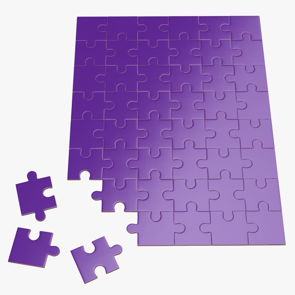 jigsaw puzzle piece 3D model