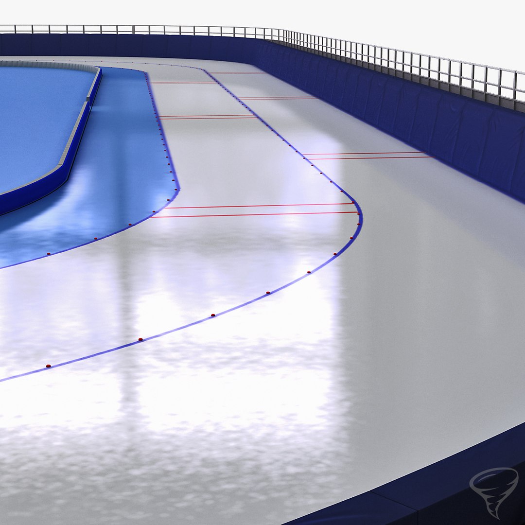 3d Model Speed Skating Rink
