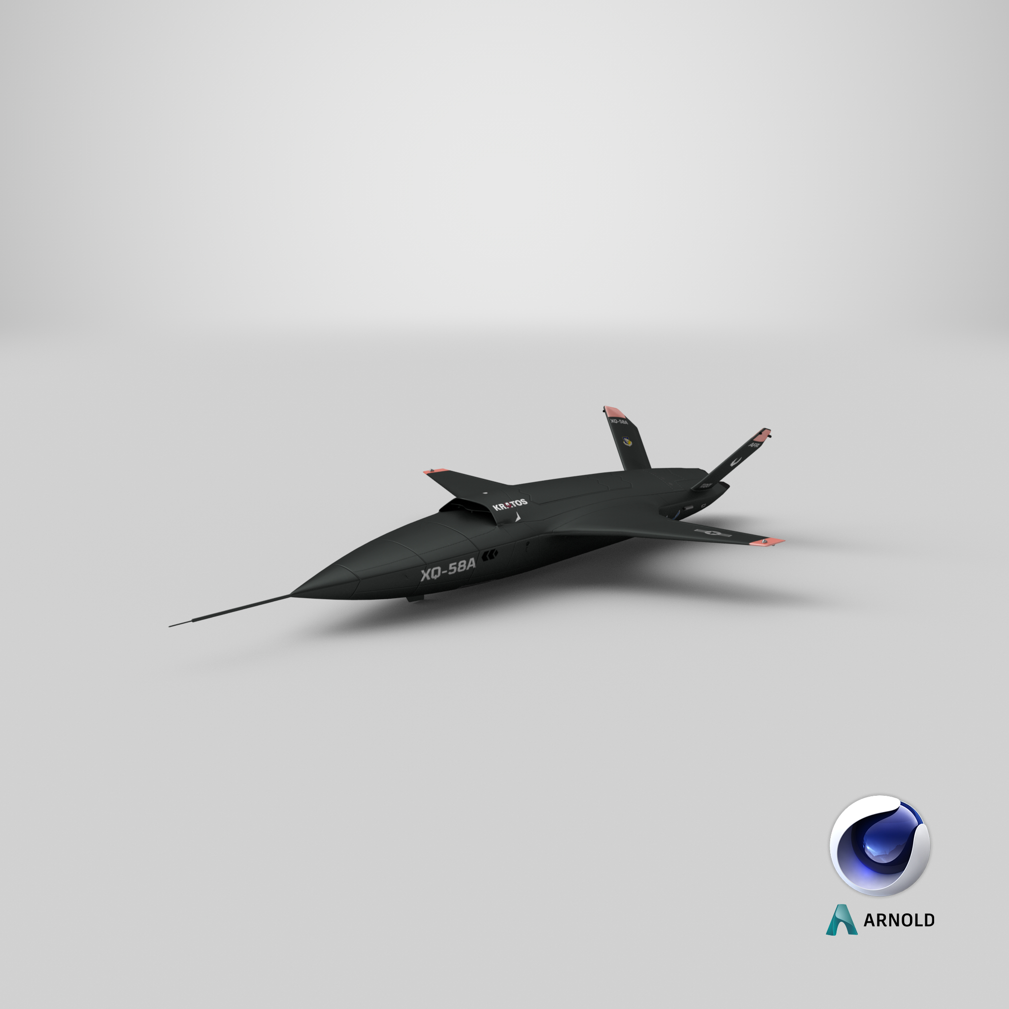 Drone Valkyrie XQ-58A Modelo 3D - TurboSquid 1627230