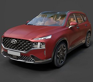Hyundai Santa Fe Boxy Redesign - Hyper-Detailed Cinematic 3D Asset