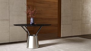 3D model Round dining table