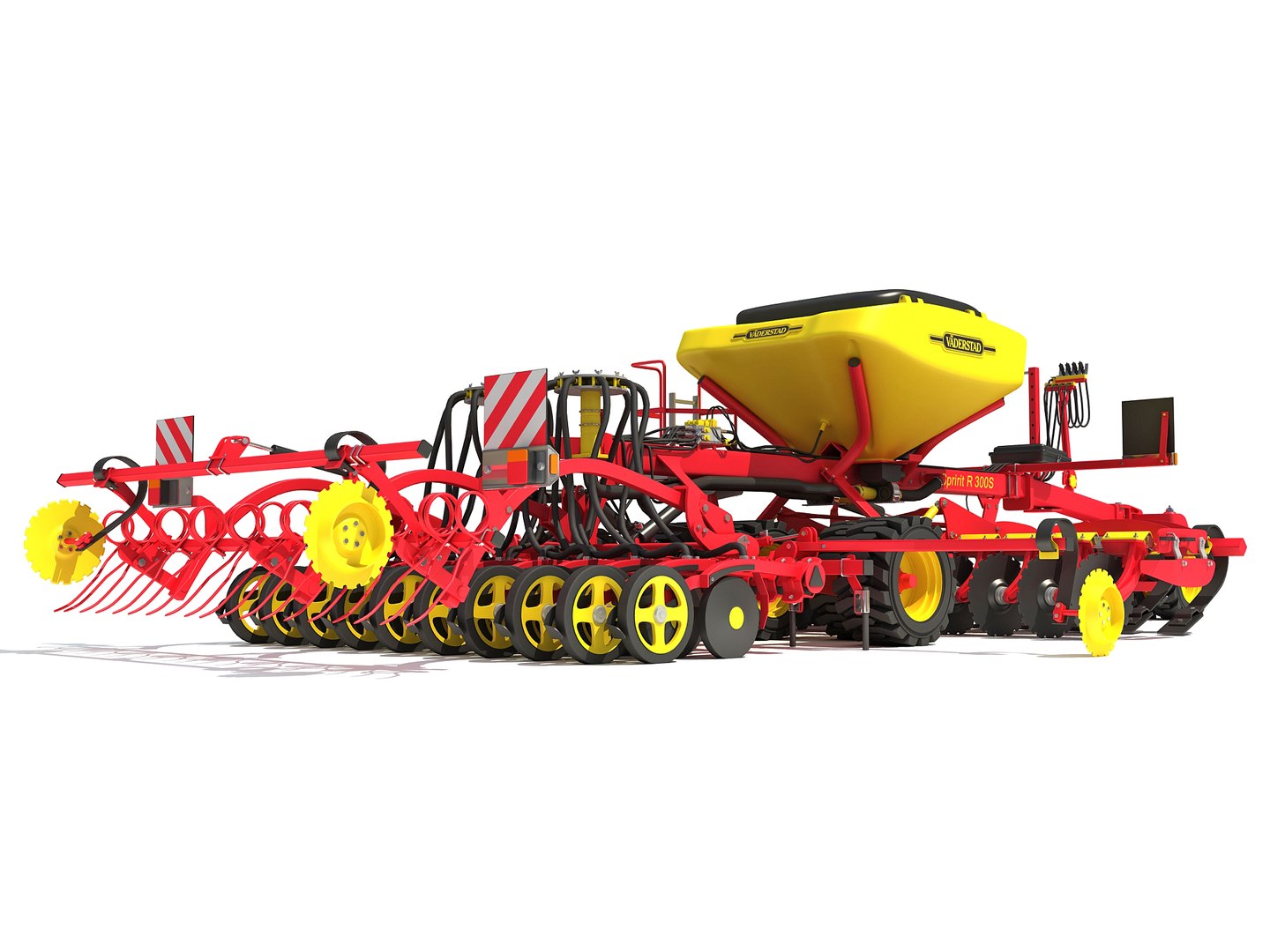 3D Vaderstad Seed Drill Model - TurboSquid 1444604