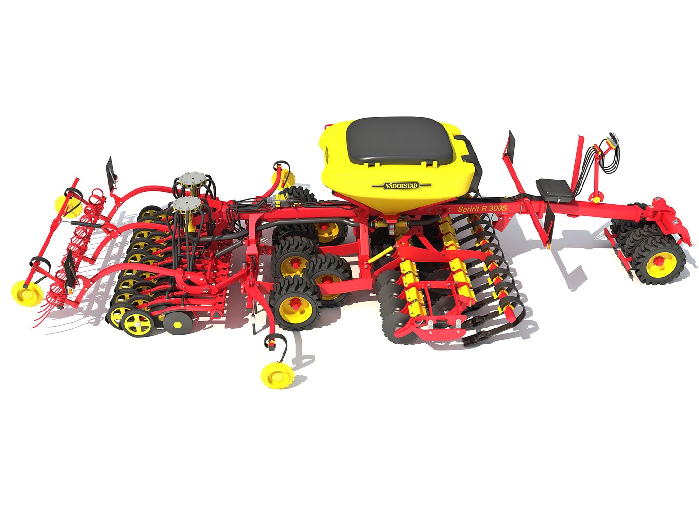 3D Vaderstad Seed Drill Model - TurboSquid 1444604