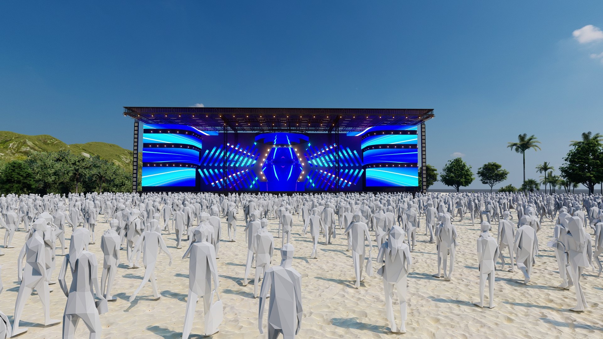 Concert Scene 2 Model - TurboSquid 2196014