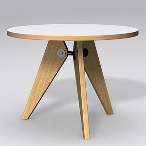 3ds max gueridon table - jean