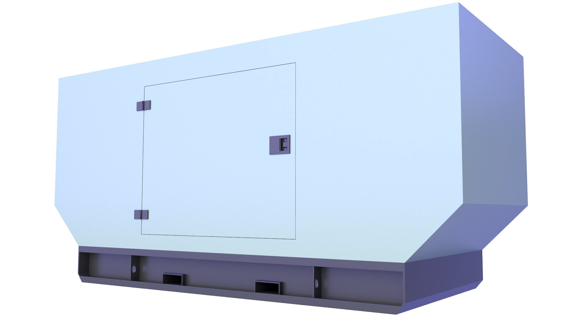 3D Diesel Generator Low Poly 8 - TurboSquid 2096795
