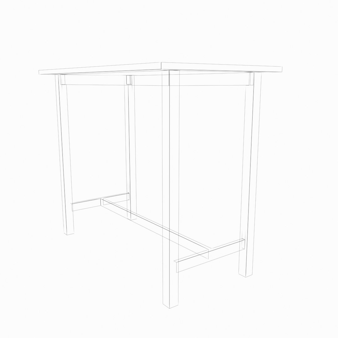 3D Small Table Model - TurboSquid 1465968