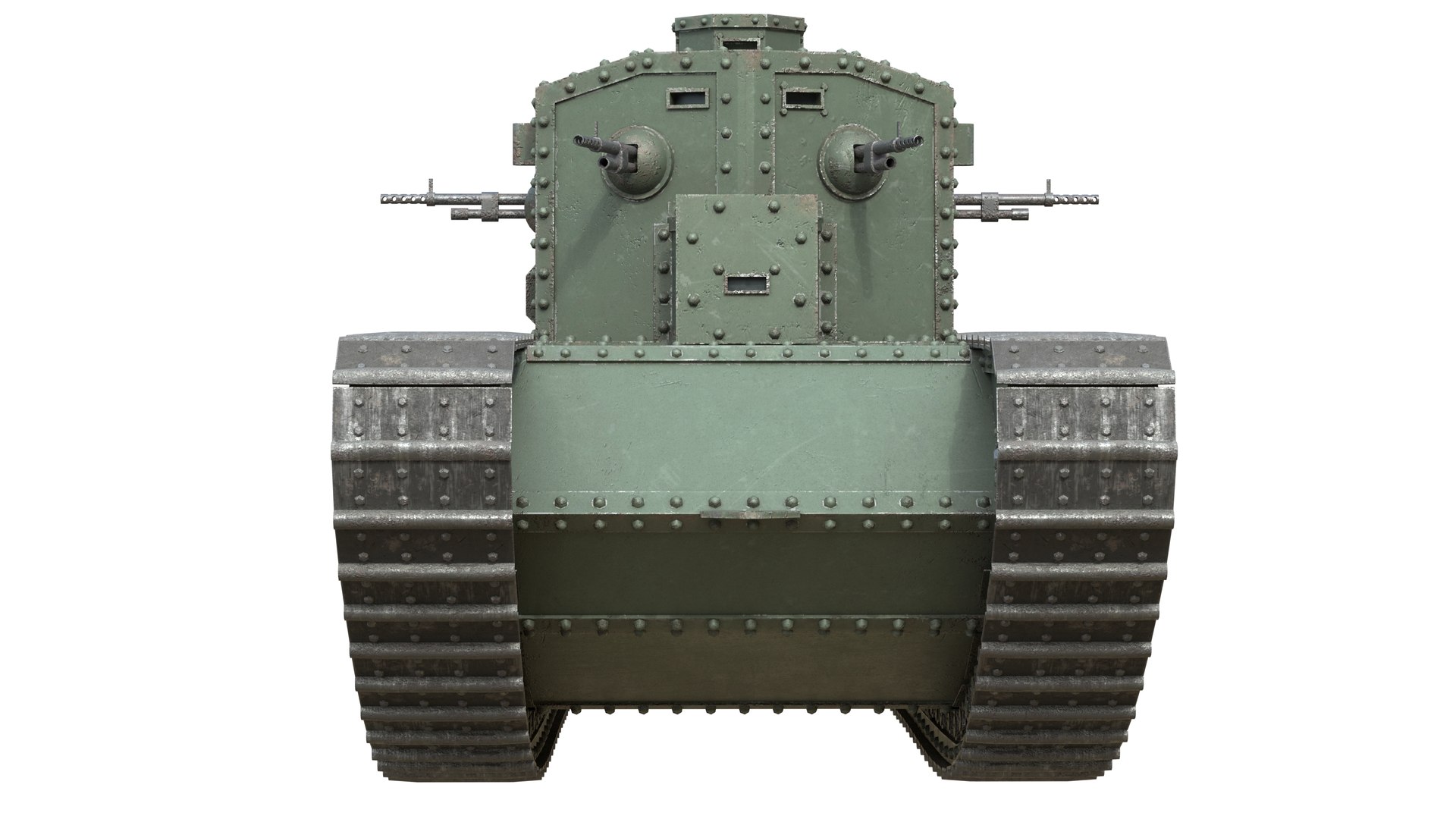 3D Model Medium Mark C Medium Tank - TurboSquid 2353142