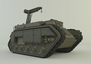 trojan 412 tank 3D
