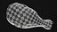 Realistyczny grillowany udko z kurczaka model 3D Model 3D low-poly