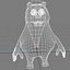 funny cartoon beaver 3d model