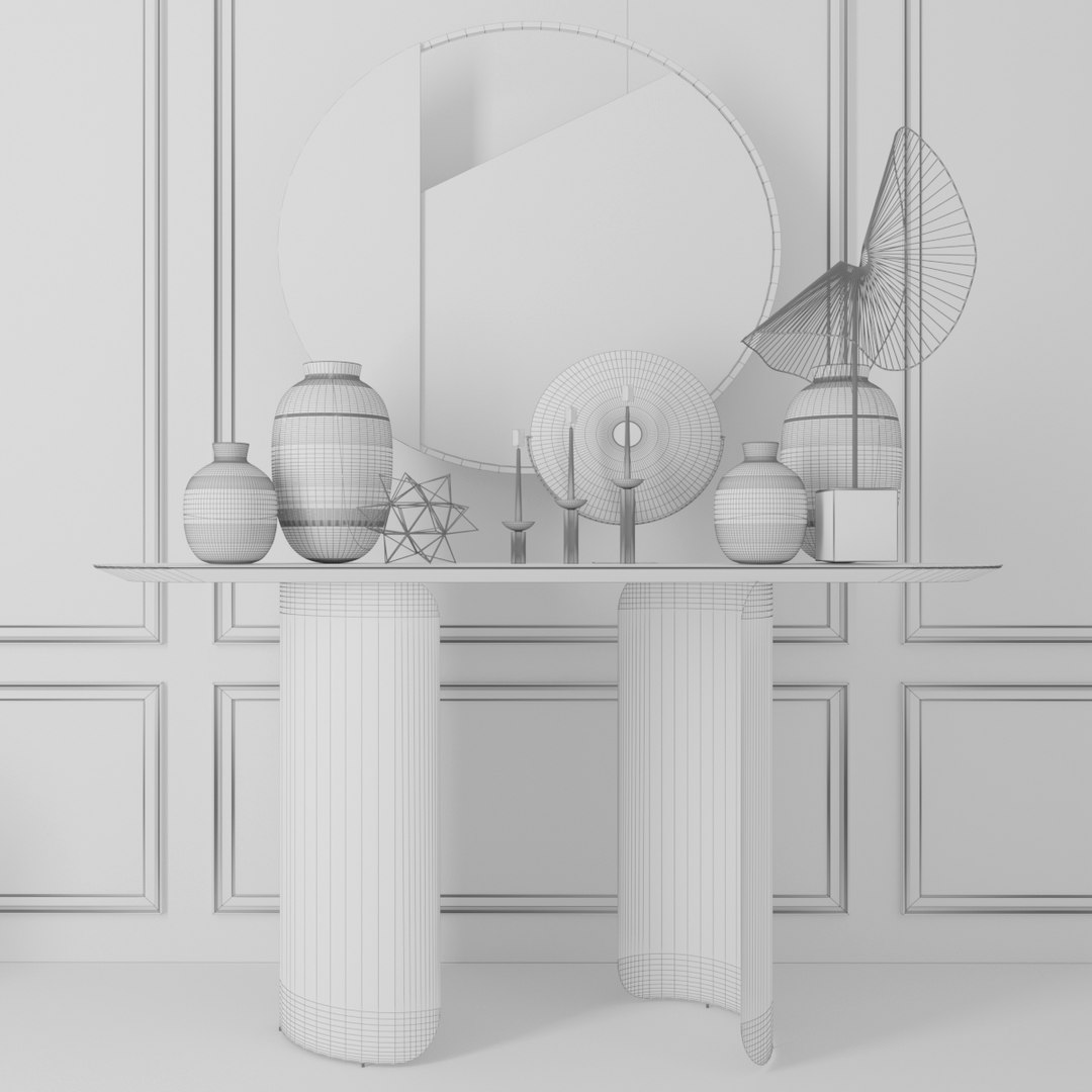 3D Decorative Set Vases Venini Model - TurboSquid 1402276