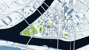 3d model pittsburgh city
