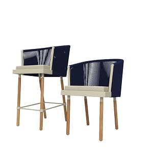 3D chair bench