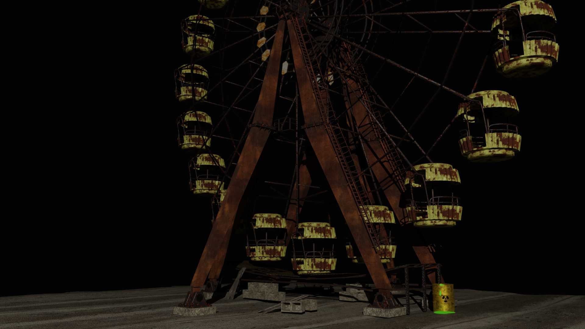 Chernobyl ferris wheel 3D https://p.turbosquid.com/ts-thumb/ul/ioamf5/AB/noria1/jpg/1655892128/1920x1080/fit_q87/e6fdac51f4bc9eaab35a11f25c87429ab38e0615/noria1.jpg