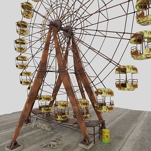 Chernobyl ferris wheel 3D