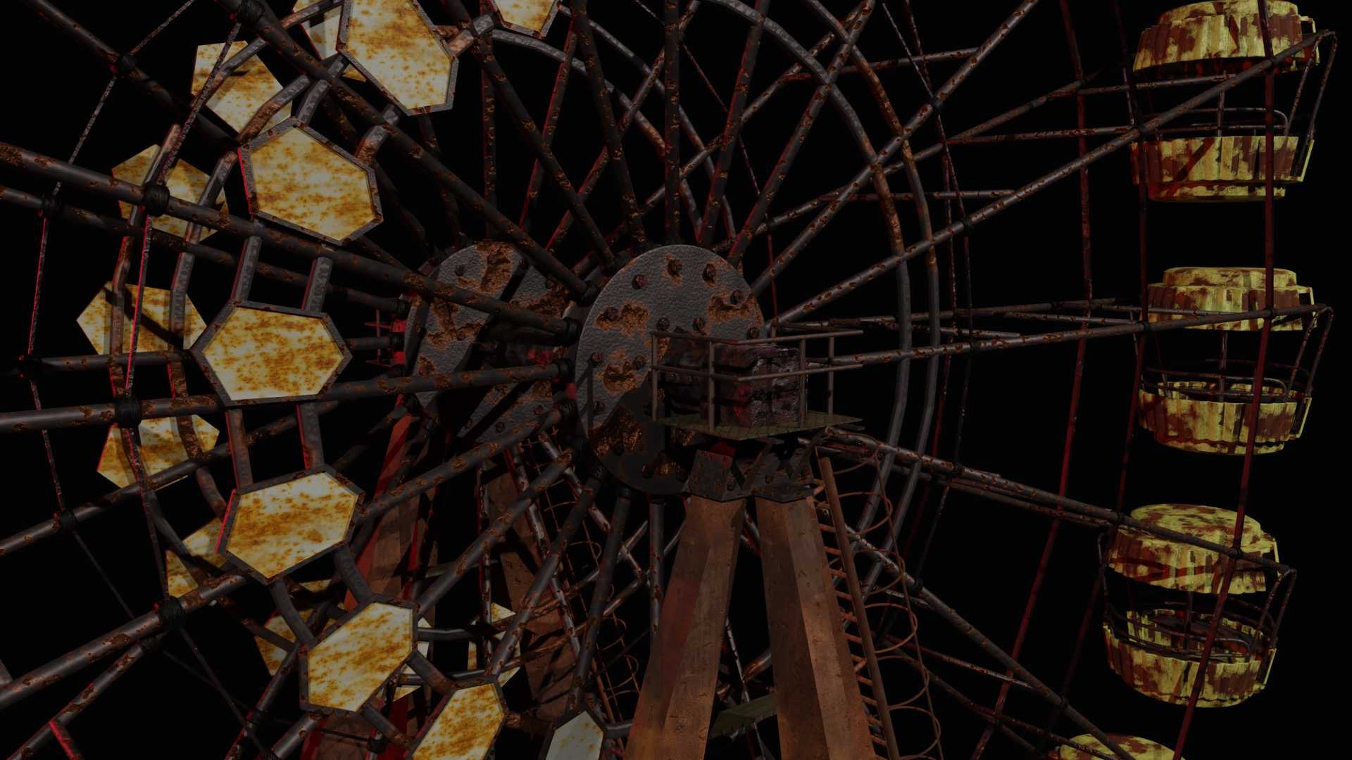 Chernobyl ferris wheel 3D https://p.turbosquid.com/ts-thumb/ul/ioamf5/wv/noria5/jpg/1655892127/1920x1080/fit_q87/4ffadb14c1968e05cd779c4f36b690f8991726b3/noria5.jpg