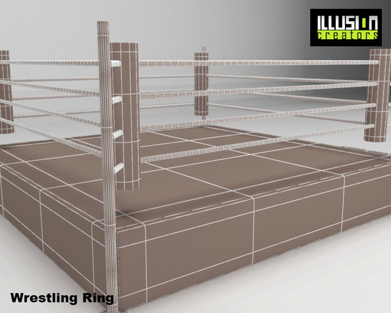 Wrestling Ring 3D Model - TurboSquid 1382361