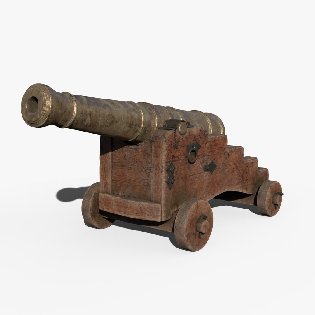 青銅製 6 ポンド砲セーカー キャノン 17803Dモデル - TurboSquid 1973250