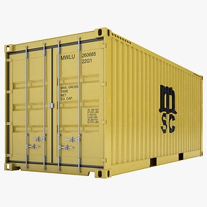 cargo container 3d max