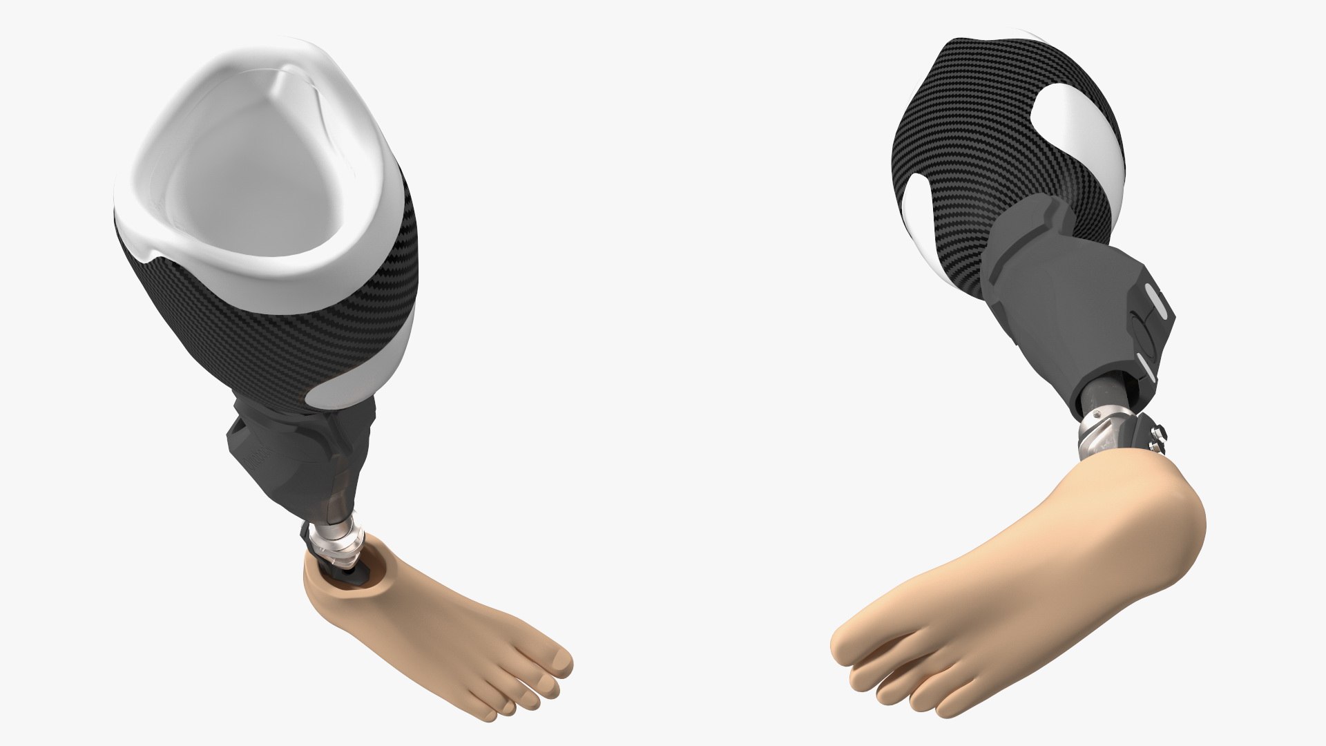 3D Model Above Knee Prosthetic Leg - TurboSquid 2161310