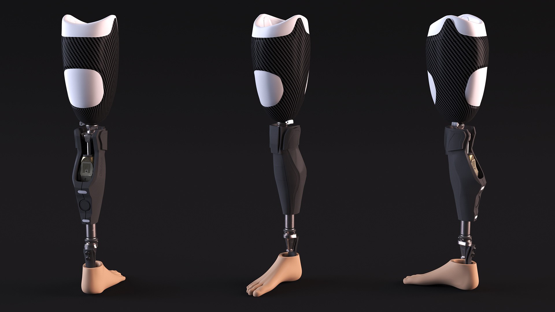 3D Model Above Knee Prosthetic Leg - TurboSquid 2161310