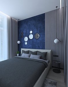 bedroom bed 3D model