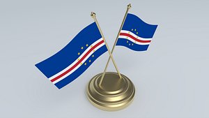 Flag of Cape Verde 3D Model