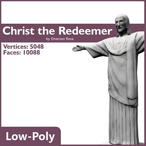 christ redeemer 3d max