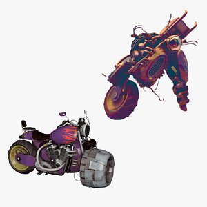 3D Transformers Motorbike model