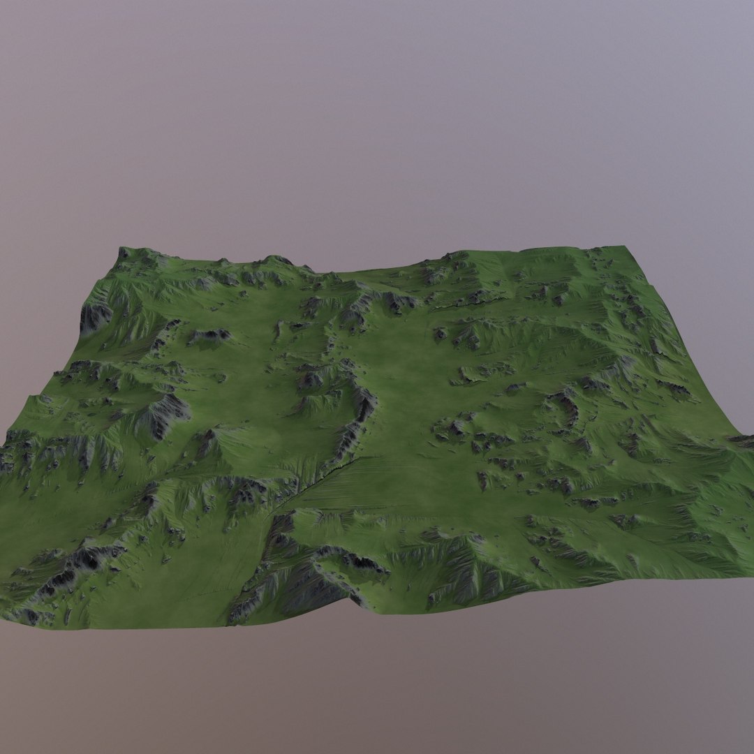 Landscape Nature Terrain Model - TurboSquid 1612301