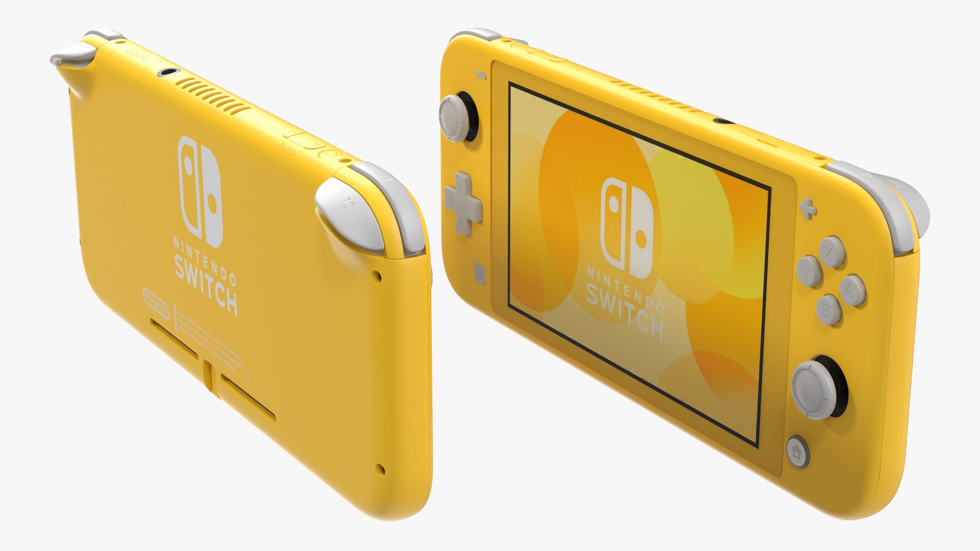 Nintendo Switch Lite Yellow 3D - TurboSquid 1462572