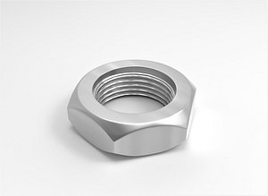 3D model nut screw