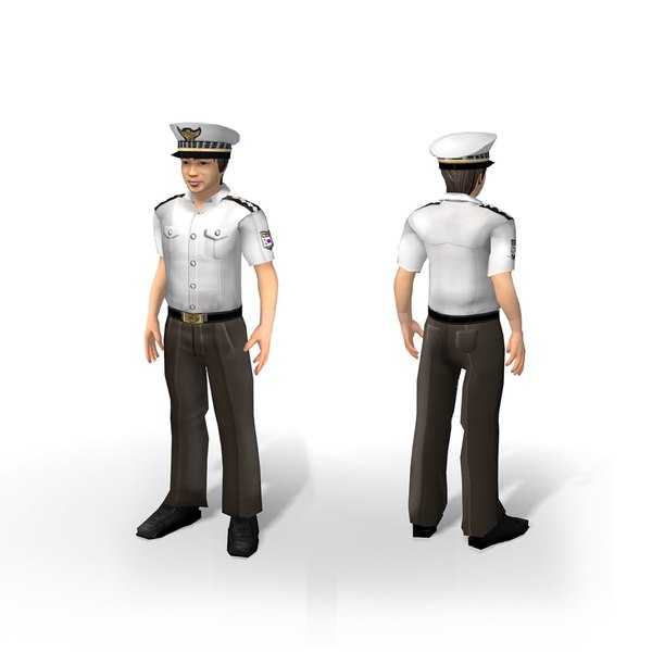 Policeman 3D model