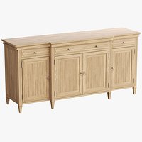 Ethan Allen Davos Four-Door Wood Buffet