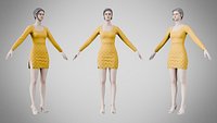 Dress 54 Selective Yellow