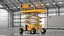 Industrial Heavy Duty Scissor Lift Rigged for Cinema 4D