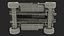 Industrial Heavy Duty Scissor Lift Rigged for Cinema 4D