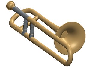 3d simplified trombone