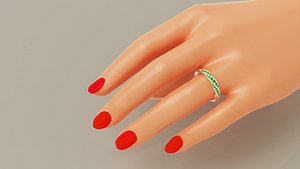 Prong set diamond twist engagement ring