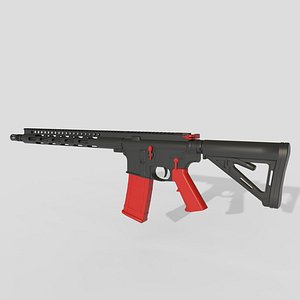 ar-15 3D model