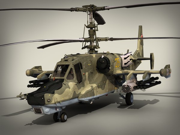 Ka-50ホクム3Dモデル - TurboSquid 406989