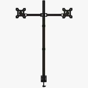 Monitor Stand Workspace with a Minimalist and Modern Design Low-poly 3D model 3D model