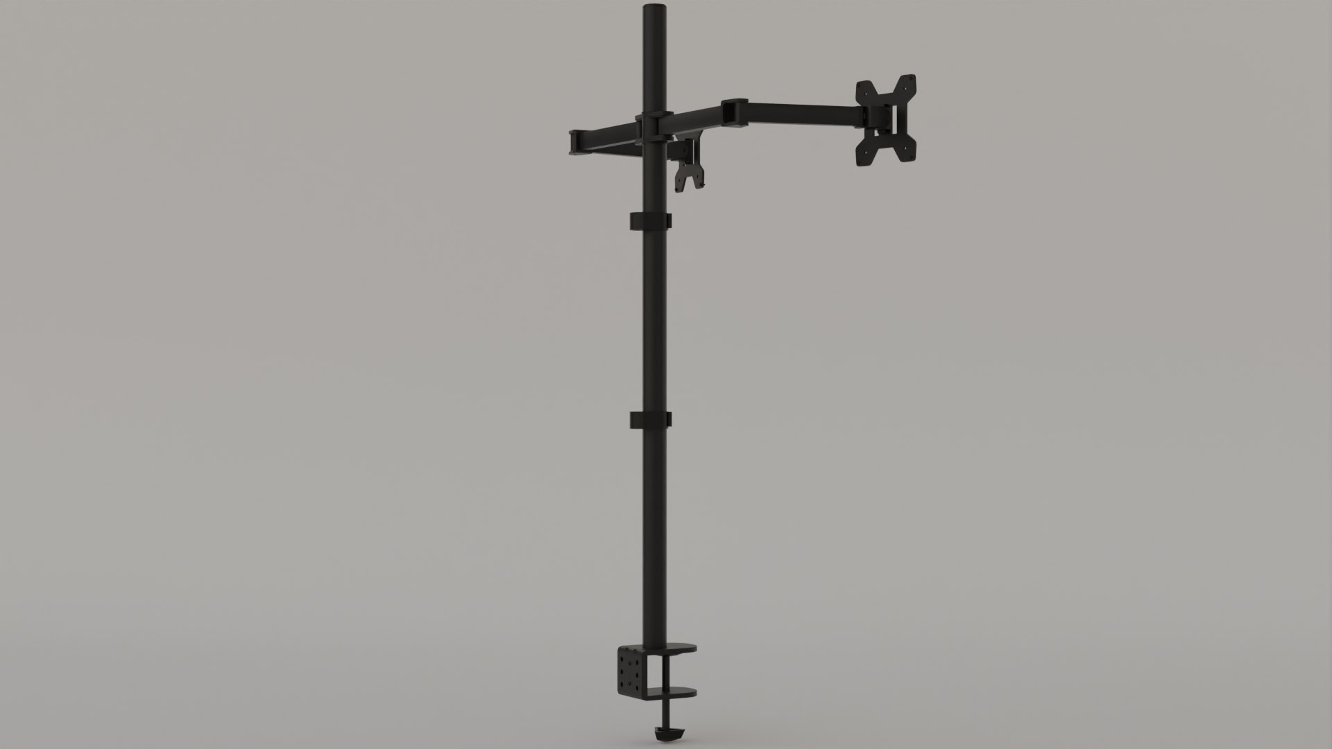 Monitor Stand Workspace With A Minimalist And Modern Design Low-poly 3D ...