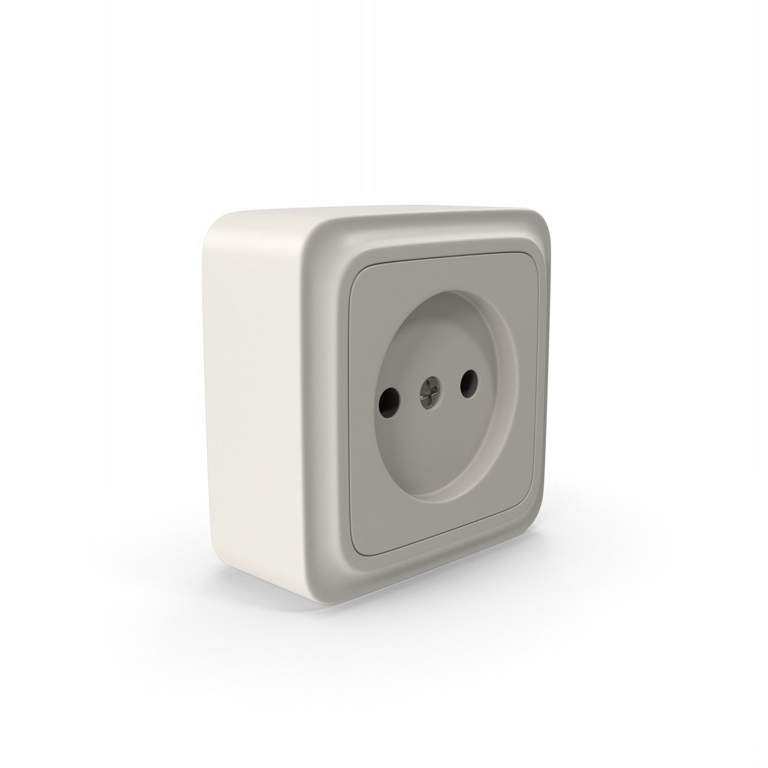 Electric Socket Outlet 3D - TurboSquid 2167144