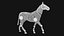 Robot horse walks 3D model